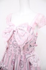 画像3: Angelic Pretty / Princess Puppyティアードジャンパースカート  ピンク Y-26-08-22-110-AP-OP-AS-ZY (3)