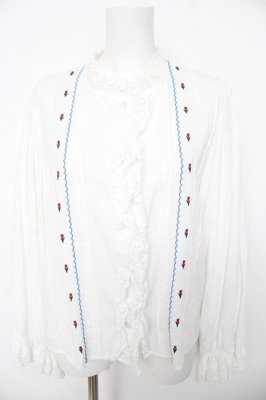 Preview of TINY TULIP COTTON BLOUSE　ブラウス  ホワイト