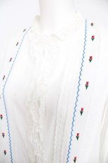 画像3: Candy Stripper / TINY TULIP COTTON BLOUSE　ブラウス  ホワイト Y-26-08-22-011-PU-BL-OW-ZT736 (3)