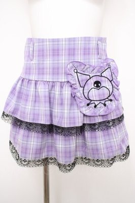 Preview of Kuromi mini skirt  ラベンダー