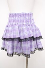 画像2: QOOZA / Kuromi mini skirt  ラベンダー Y-26-08-22-136-PU-SK-SZ-ZT732 (2)