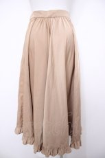 画像2: E hyphen world gallery / フリルスカート  ベージュ Y-26-08-22-160-LO-SK-SZ-ZT0824L (2)