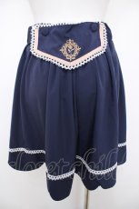 画像2: DearMyLove / ウエストレーススカート M 紺 Y-26-08-22-164-LO-SK-SZ-ZT737 (2)