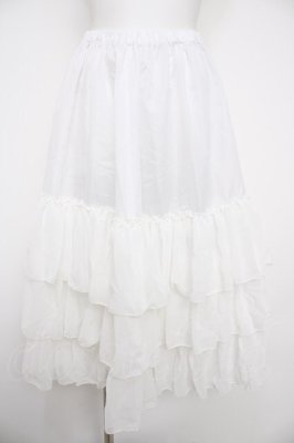 Preview of ロングシフォンアンダースカート  白