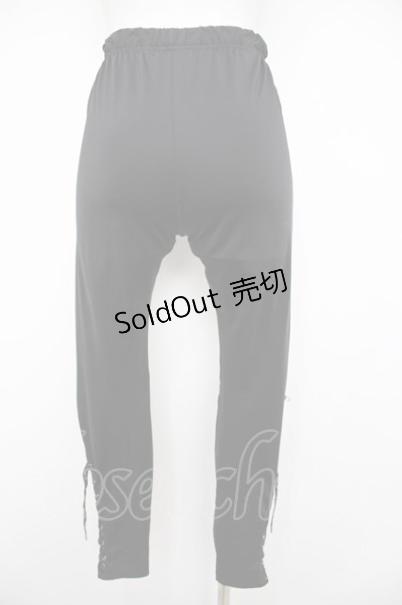 画像2: REFLEM / レースアップレギンス S 黒 Y-26-08-22-200-PU-PA-SZ-ZY (2)