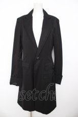 画像1: BPN FOR MEN / バックプリーツロングジャケット M 黒 Y-26-08-22-031-GO-JA-SZ-ZY (1)
