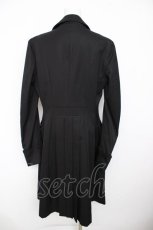 画像2: BPN FOR MEN / バックプリーツロングジャケット M 黒 Y-26-08-22-031-GO-JA-SZ-ZY (2)