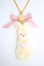 画像1: Q-pot. / ミルクなうさぎクッキーネックレス  ミルク Y-26-08-24-001-QP-AC-SZ-ZY (1)