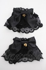 画像1: Angelic Pretty / Cute Ribbonお袖とめ  黒 Y-26-08-24-006-AP-ZA-SZ-ZY (1)