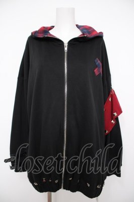 Preview of あむちゃんDesignユニセックスパーカー  黒