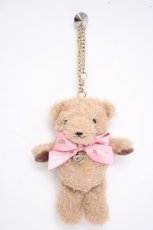 画像1: Maison de FLEUR / フルールベアチャーム  ピンク Y-26-08-24-009-LO-ZA-SZ-ZY (1)