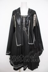 画像1: Cat Highness(海外ロリータブランド) / ミリタリーワンピースセット M 黒 Y-26-08-24-073-LO-OP-SZ-ZY (1)