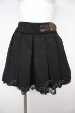 画像1: axes femme POETIQUE / ベルトデザインキュロット M 黒 Y-26-08-24-095-AX-SK-SZ-ZY (1)