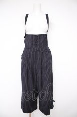 画像1: axes femme POETIQUE / サス付ワイドパンツ M 黒 Y-26-08-24-108-AX-PA-SZ-ZY (1)