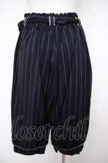 画像2: axes femme / カボチャハーフパンツ M 紺 Y-26-08-24-110-AX-PA-SZ-ZY (2)