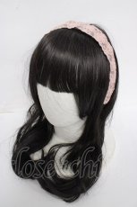 画像1: axes femme / 花柄レースカチューシャ  ピンク Y-26-08-24-015-AX-AC-SZ-ZY (1)