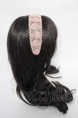 画像3: axes femme / 花柄レースカチューシャ  ピンク Y-26-08-24-015-AX-AC-SZ-ZY (3)