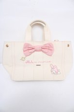 画像1: JILL by JILL STUART / マイメロディ×リボンステッチトート  アイボリー Y-26-08-24-021-LO-BG-SZ-ZY (1)