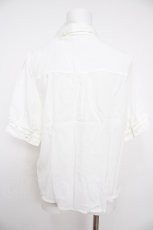 画像2: axes femme / 刺繍ネクタイ付ブラウス M 白 Y-26-08-24-029-AX-BL-SZ-ZY (2)