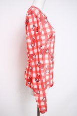 画像2: HEIHEI / サンリオキャラクターズ×HEIHEI セカンドスキントップス  赤 Y-26-08-25-031-LO-TS-SZ-ZY (2)