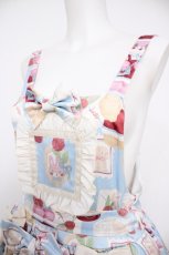 画像3: Eieyomi（海外ロリータブランド） / 愛を込めたお菓子作りのサロペット M サックス Y-26-08-25-032-LO-OP-SZ-ZY (3)