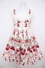 画像1: BABY,THE STARS SHINE BRIGHT / Juicy BABY Love Love Berriesベビードールジャンパースカート&カチューシャセット  アイボリー Y-26-08-25-035-BA-OP-AS-ZY (1)