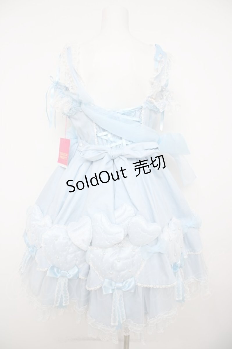 画像2: Angelic Pretty / Cutest Heart Dress Set  サックス Y-26-08-25-036-AP-OP-SZ-ZY (2)