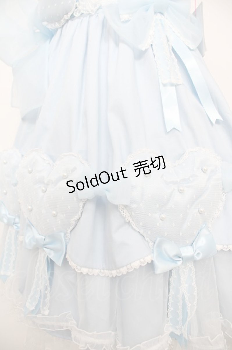 画像4: Angelic Pretty / Cutest Heart Dress Set  サックス Y-26-08-25-036-AP-OP-SZ-ZY (4)