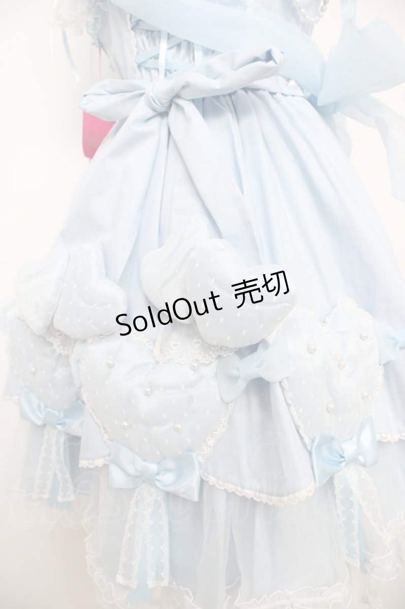 画像7: Angelic Pretty / Cutest Heart Dress Set  サックス Y-26-08-25-036-AP-OP-SZ-ZY (7)