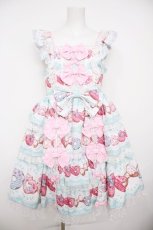 画像1: Angelic Pretty / 夢見るFancyドーナツティアードジャンパースカートSet  ミント Y-26-08-25-037-AP-OP-SZ-ZY (1)