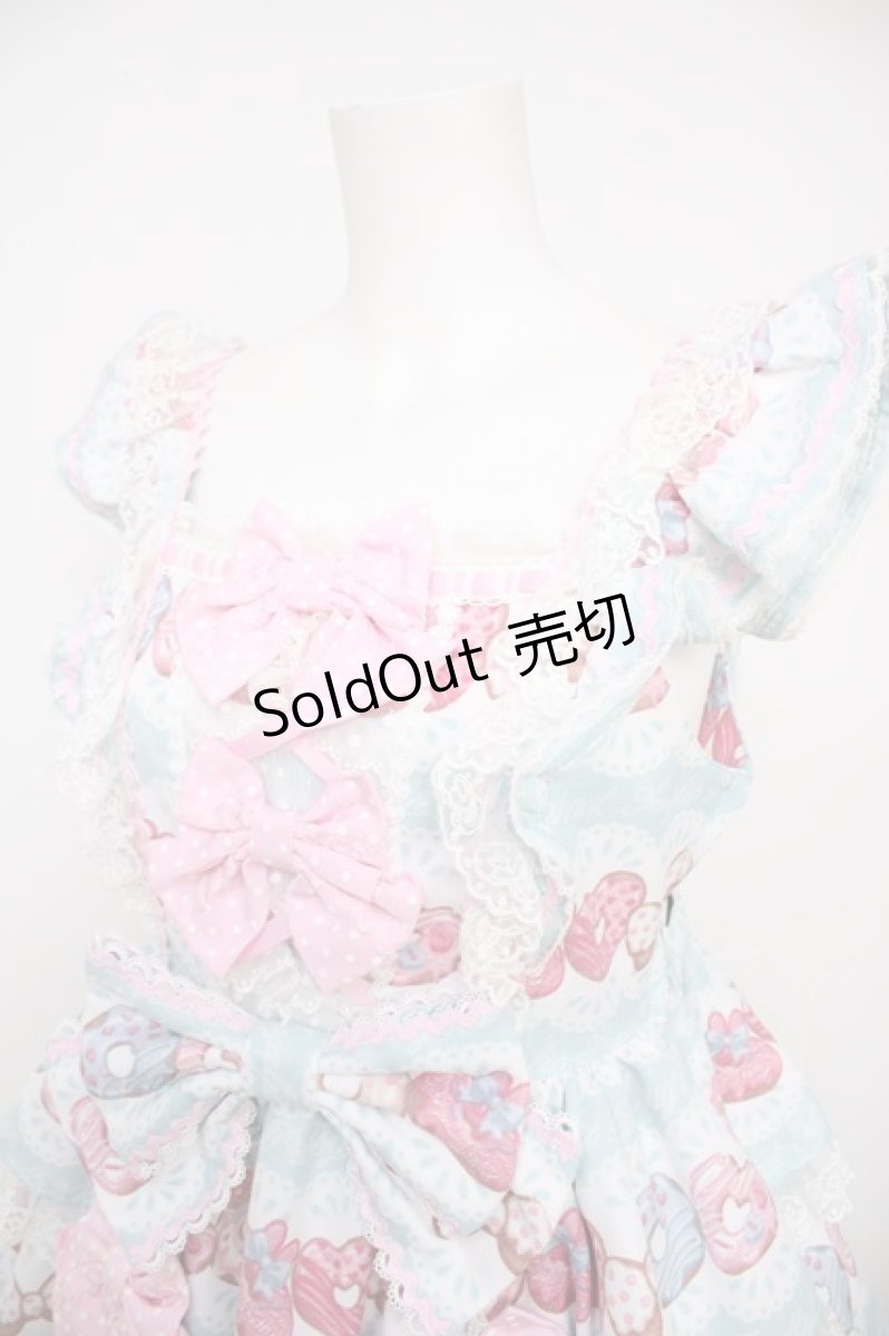 画像3: Angelic Pretty / 夢見るFancyドーナツティアードジャンパースカートSet  ミント Y-26-08-25-037-AP-OP-SZ-ZY (3)