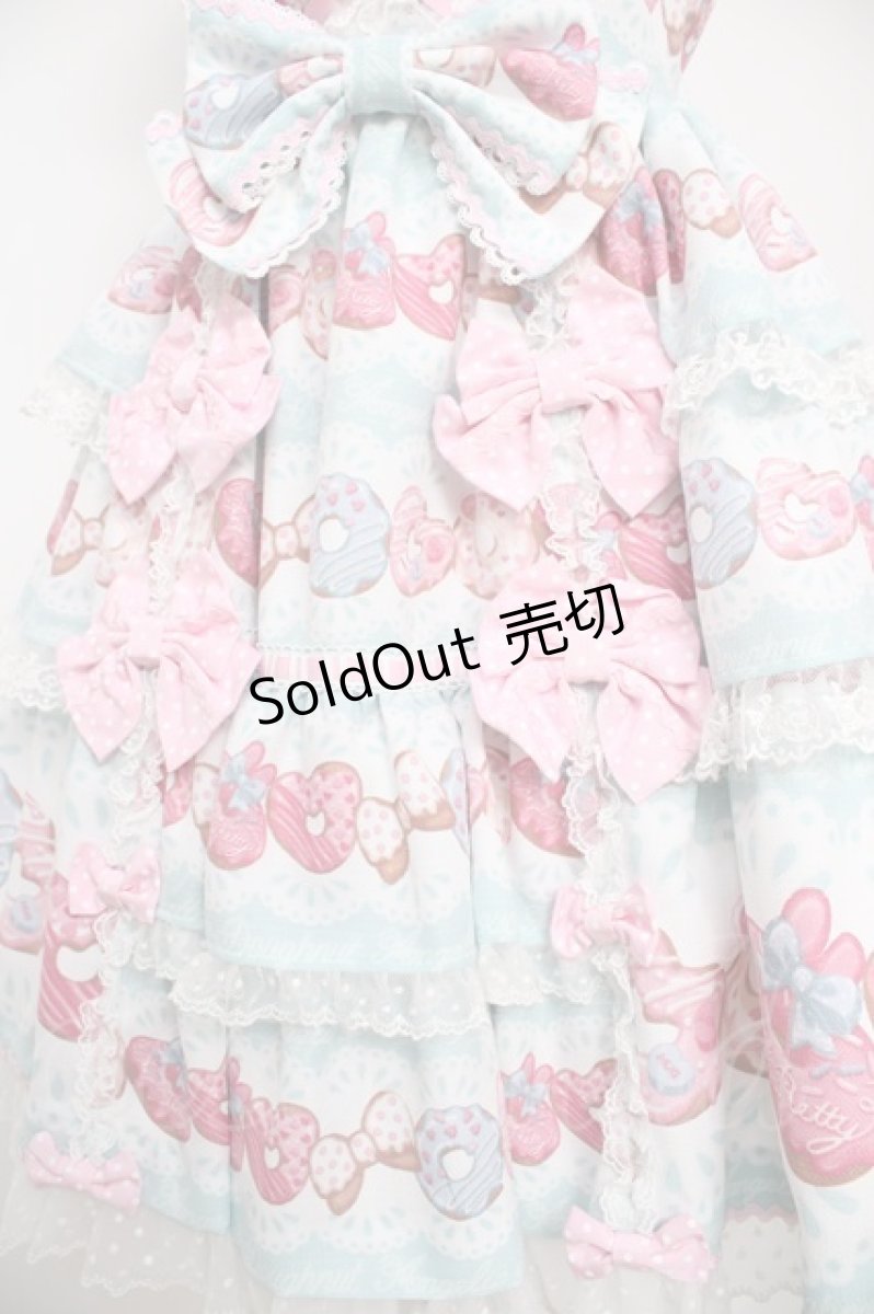 画像4: Angelic Pretty / 夢見るFancyドーナツティアードジャンパースカートSet  ミント Y-26-08-25-037-AP-OP-SZ-ZY (4)