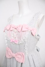 画像3: Angelic Pretty / しろくまアップリケジャンパースカートSet  グレー Y-26-08-25-038-AP-OP-SZ-ZY (3)