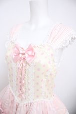 画像3: BABY,THE STARS SHINE BRIGHT / Baby Cafe Dollジャンパースカート  ピンク×ひよこ Y-26-08-25-039-BA-OP-SZ-ZY (3)