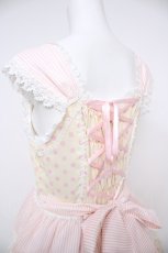 画像5: BABY,THE STARS SHINE BRIGHT / Baby Cafe Dollジャンパースカート  ピンク×ひよこ Y-26-08-25-039-BA-OP-SZ-ZY (5)