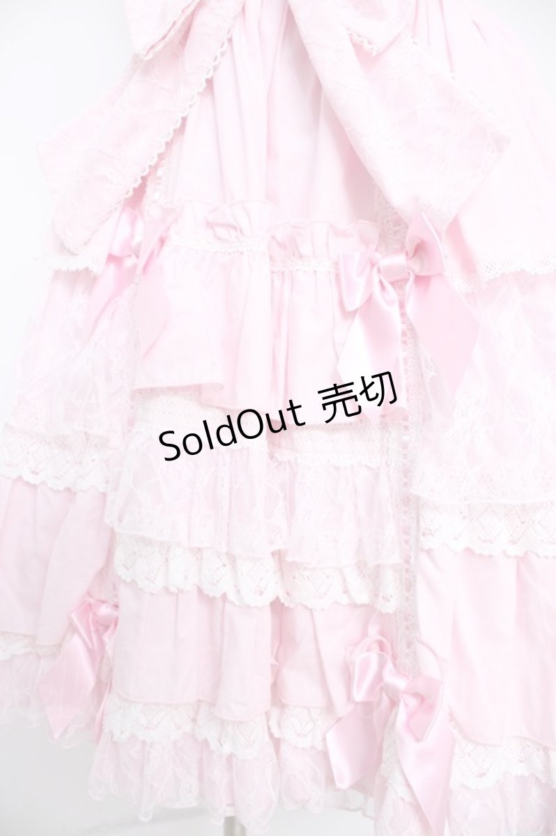 画像4: Angelic Pretty / Romantic Ribbonジャンパースカート  ピンク Y-26-08-25-040-AP-OP-SZ-ZY (4)