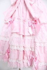 画像4: Angelic Pretty / Romantic Ribbonジャンパースカート  ピンク Y-26-08-25-040-AP-OP-SZ-ZY (4)