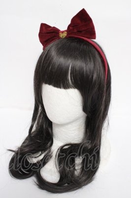 Preview of ベルベットリボンカチューシャ  ワイン