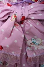 画像8: Angelic Pretty / リリカルパーティーおでかけジャンパースカート&カチューシャ  ラベンダー Y-26-08-25-043-AP-OP-SZ-ZY (8)