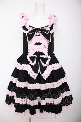 Preview of Eleonoreジャンパースカート  黒×ピンク