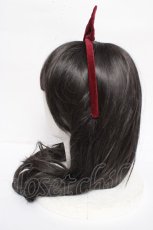 画像2: MILK / ベルベットリボンカチューシャ  ワイン Y-26-08-25-006-ML-AC-SZ-ZY (2)