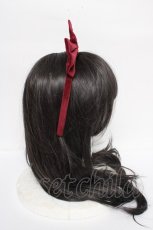 画像3: MILK / ベルベットリボンカチューシャ  ワイン Y-26-08-25-006-ML-AC-SZ-ZY (3)