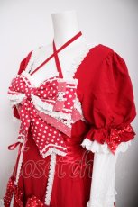 画像3: Hoshibako Works / Sweet Unbirthday　デコレーションワンピース  赤 Y-26-08-25-047-LO-OP-SZ-ZY (3)