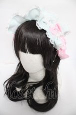 画像1: Angelic Pretty / Fancy Dolceフリルカチューシャ  ミント Y-26-08-25-008-AP-AC-SZ-ZY (1)