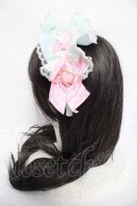 画像2: Angelic Pretty / Fancy Dolceフリルカチューシャ  ミント Y-26-08-25-008-AP-AC-SZ-ZY (2)