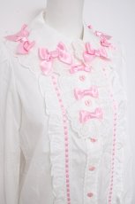 画像4: Angelic Pretty / アラカルトリボンブラウス  白 Y-26-08-25-026-AP-BL-AS-ZY (4)