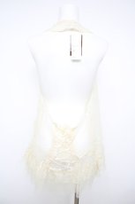 画像2: axes femme / ホルターネックレースジレ  生成り Y-26-08-26-044-AX-TO-SZ-ZY (2)