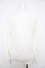 画像2: axes femme / 2wayウォッシャブルニット M 白 Y-26-08-26-055-AX-TO-SZ-ZY (2)