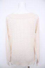 画像2: axes femme / 前後2WAYニットプルオーバー M 生成り Y-26-08-26-057-AX-TO-SZ-ZY (2)