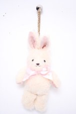 画像1: Maison de FLEUR / 《Easter》ラビットチャーム  ピンク Y-26-08-26-008-LO-ZA-SZ-ZY (1)